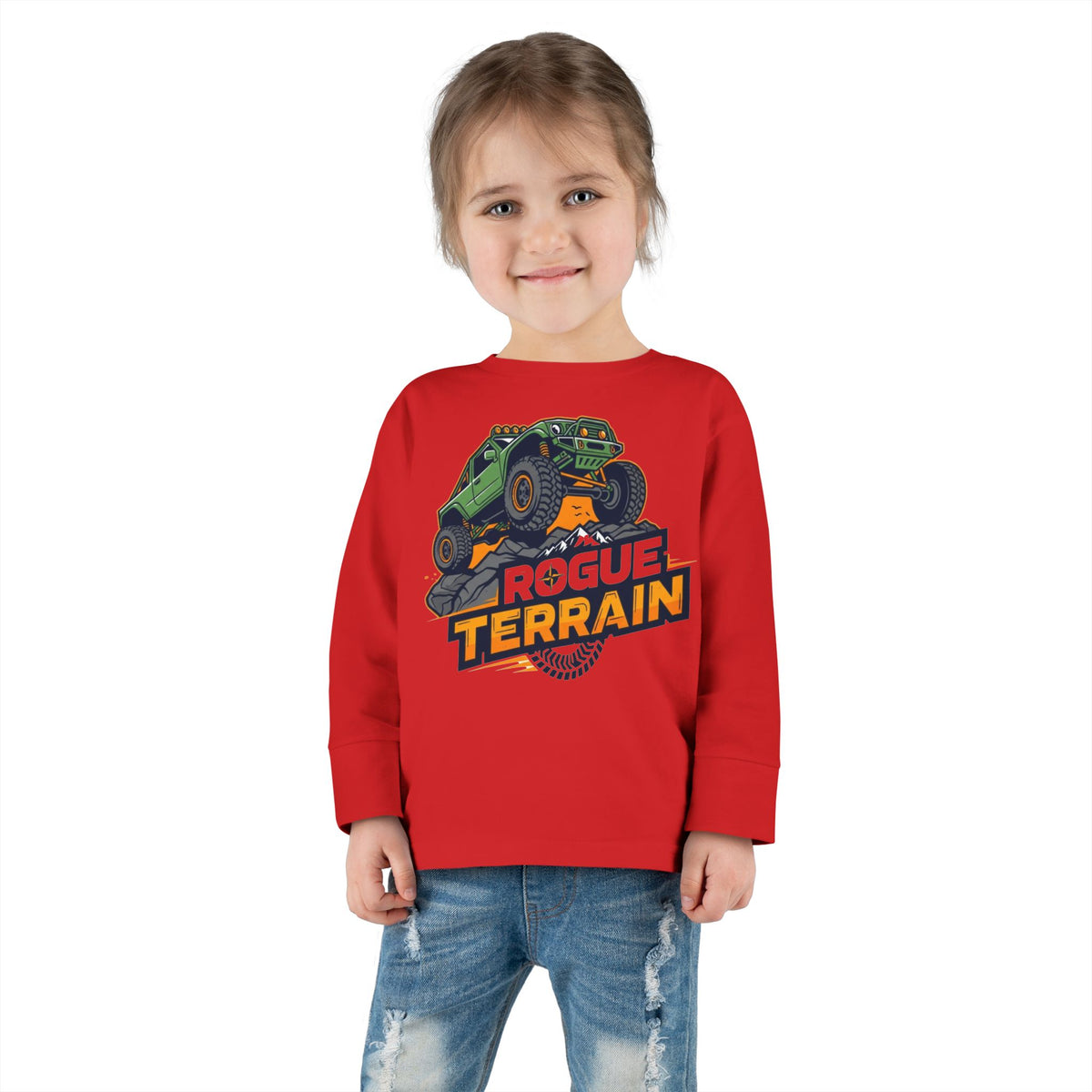Rogue Terrain Toddler Long Sleeve | Monster Truck Graphic