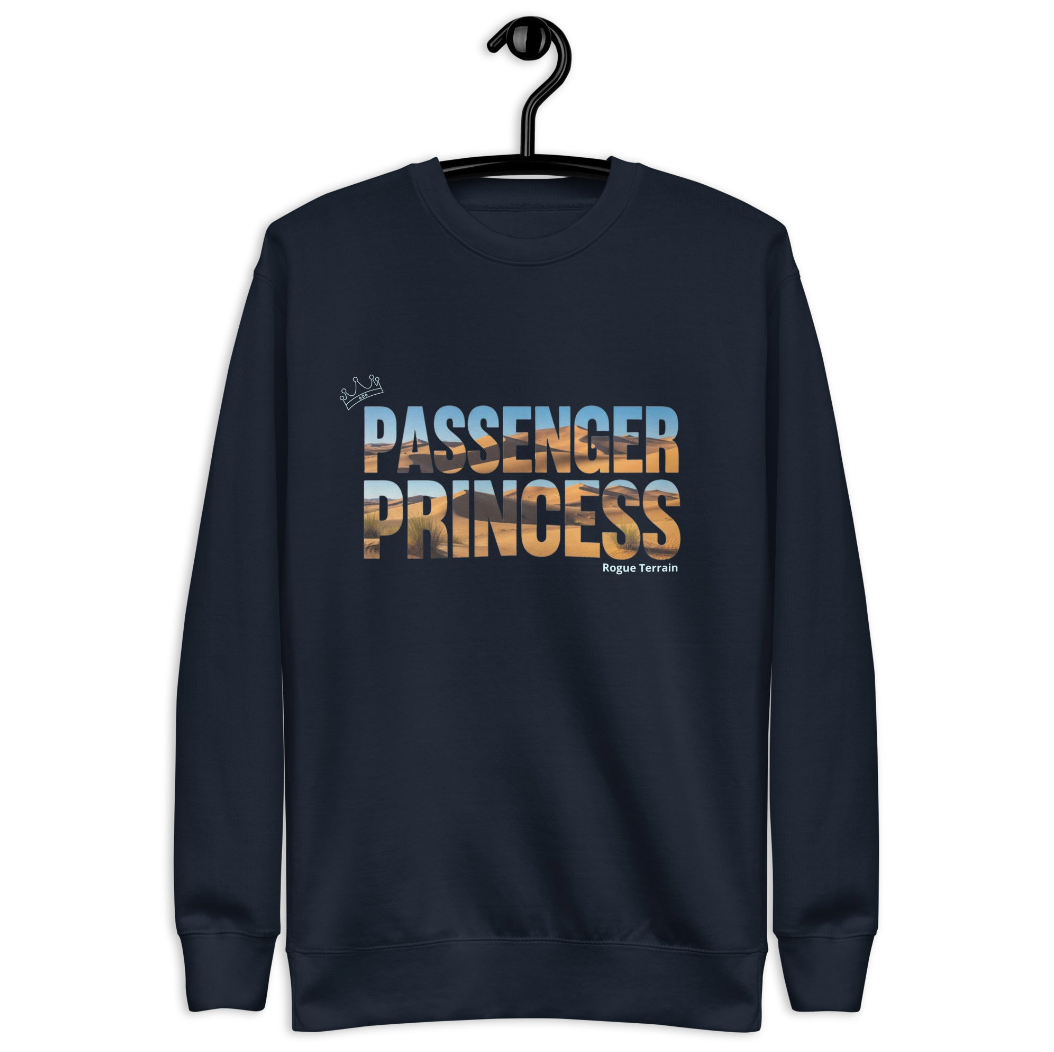 Rogue Terrain "Passenger Princess" Off-Road Sweatshirt | Sand Dune Crewneck